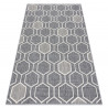 Tapis SPRING 20404332 Hexagone, à cordes, à boucles - gris