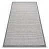 Tapis SPRING 20411332 Lignes, cadre à boucles - gris