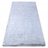 Tapis de lavage moderne LAPIN shaggy, antidérapant gris / ivoire