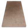 Tapis POSH Shaggy chameau, beige très épais, en peluche, antidérapant, lavable