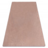 Tapis POSH Shaggy noir très épais, en peluche, antidérapant, rose pâle