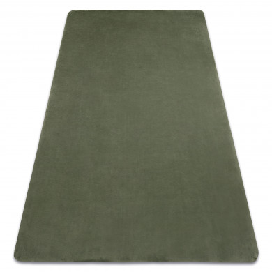 Tapis POSH Shaggy verte très épais, en peluche, antidérapant