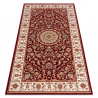 Tapis NAIN Rosette, cadre 7176/51066 bordeaux