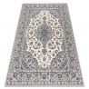 Tapis NAIN Cadre ornement 7335/51935 beige / bleu foncé