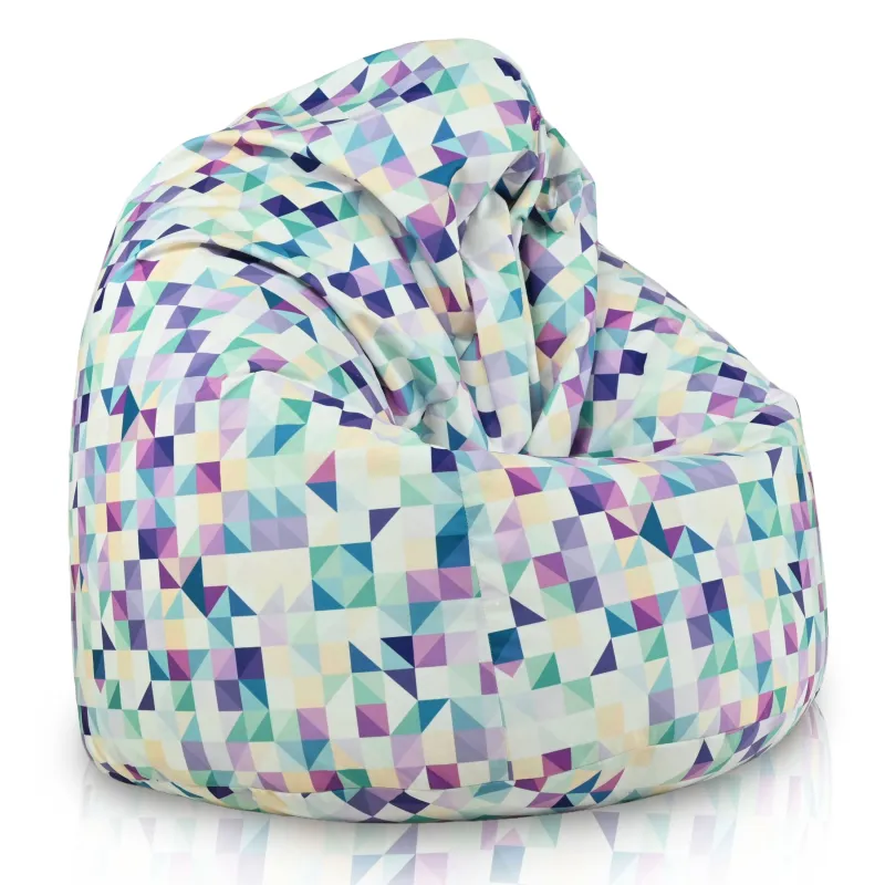 Pouf Poire L pour enfants - Tissu Imprimé Premium – vue 26