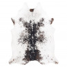 Tapis Imitation Peau de vache, Vache G5074-1, cuir marron