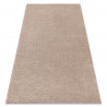 Tapis SOFTY plaine couleur unie beige