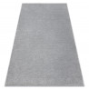 Tapis SOFTY plaine couleur unie gris