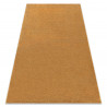Tapis SOFTY plaine couleur unie or
