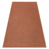 Tapis SOFTY plaine couleur unie terre cuite