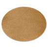 Tapis SOFTY cercle plaine couleur unie or