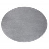 Tapis SOFTY cercle plaine couleur unie gris