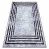 Tapis lavable MIRO 51325.805 Géométrique, lignes antidérapant - gris