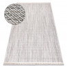 Tapis NANO FH93A Melange, bouclé, tissé plat gris