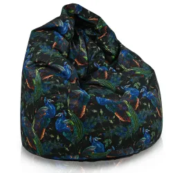 Pouf Poire - Tissu Imprimé Premium