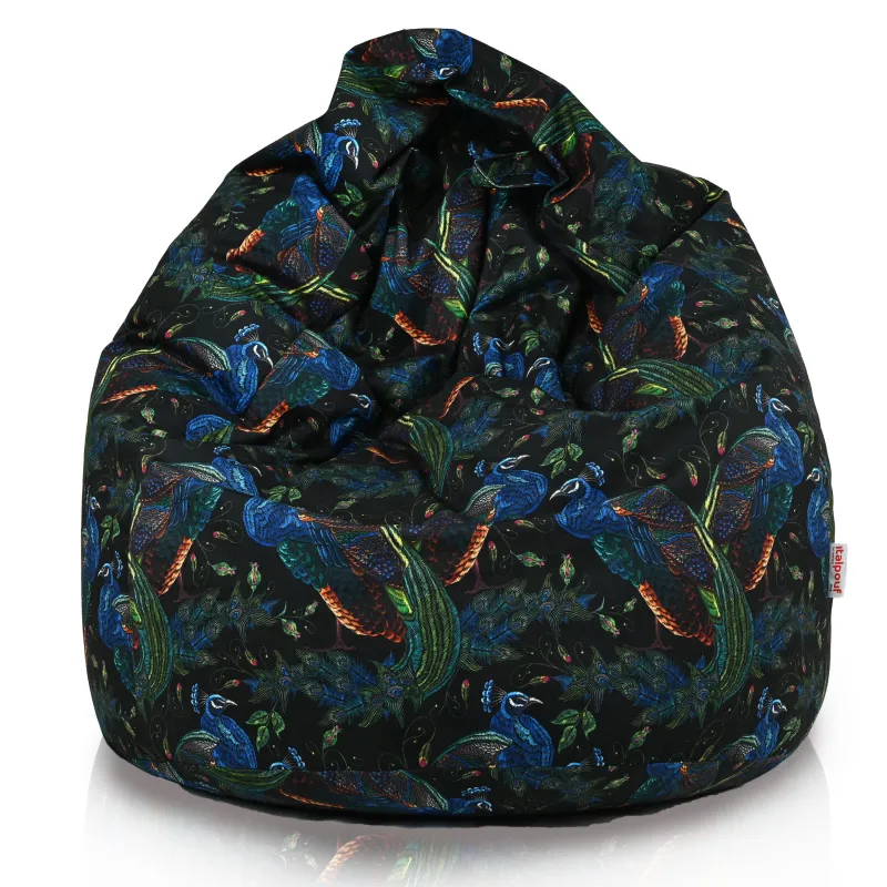 Pouf Poire XL Standard - Tissu Imprimé Premium – vue 81