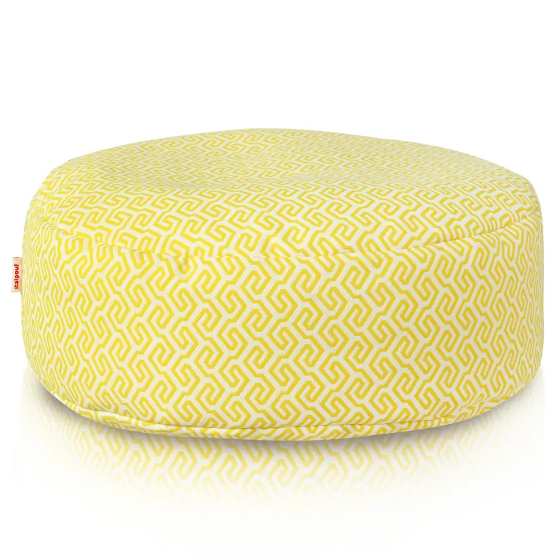 Pouf Repose-pieds Rond - Tissu Imprimé Premium – vue 11