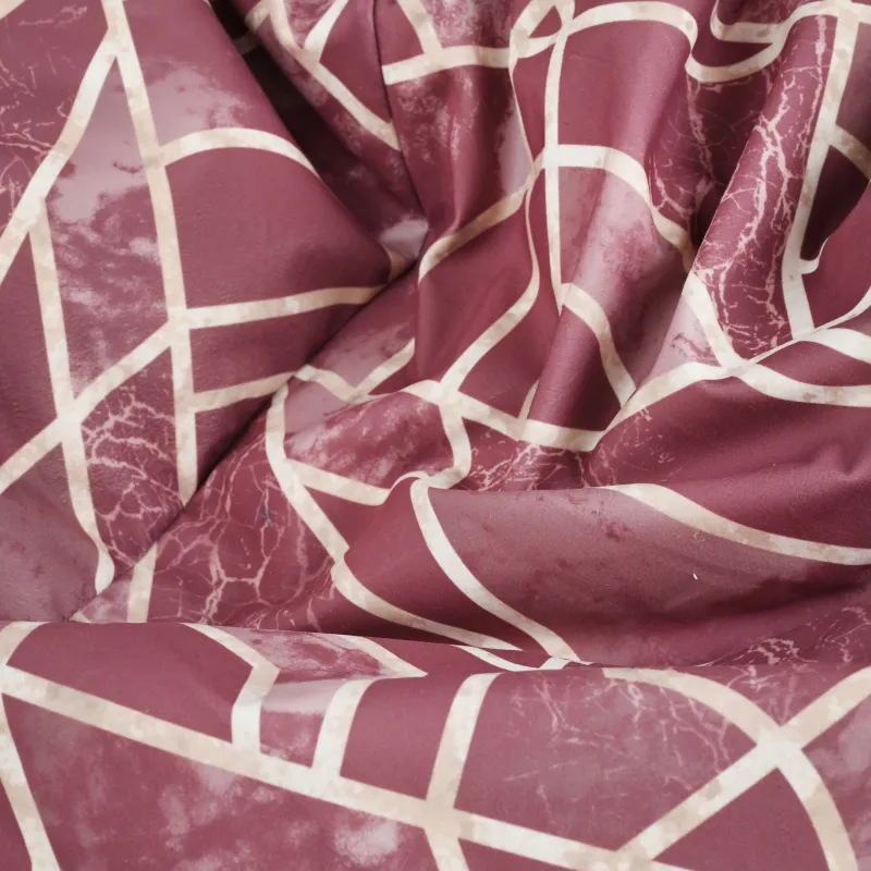 Pouf Repose-pieds Rond - Tissu Imprimé Premium – vue 50