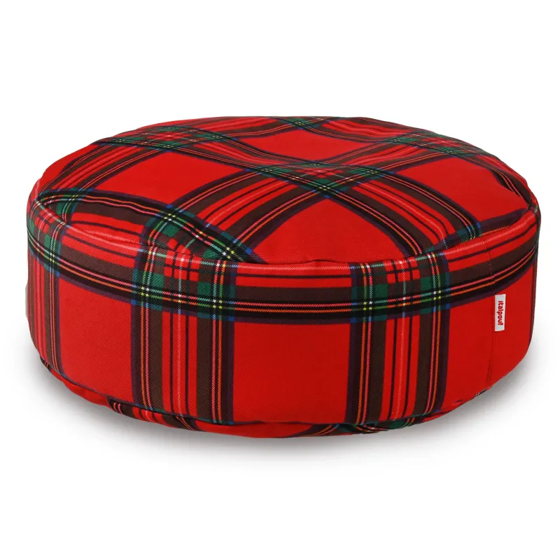 Pouf Repose-pieds Rond - Tissu Imprimé Premium – vue 17