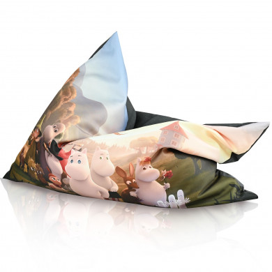 Pouf poire pour enfants Moomin Friends