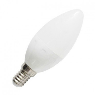 Ampoule LED E14, 7 W, lumière chaude, 3000 K, C37 bougie