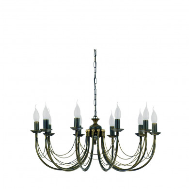 Grand lustre classique ARES X, grande suspension 206