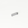 Applique murale STRAIGHT WALL SILVER XS 26 cm | argent 6354