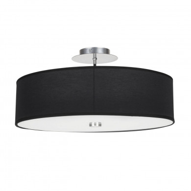 Plafonnier VIVIANE, centre 50 cm, noir 6390