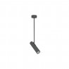 EYE SUPER GRAPHITE A plafonnier, longueur 56 cm 6495