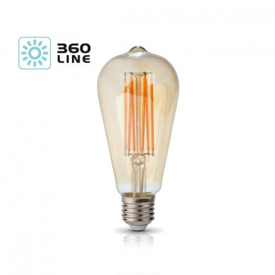 FILAMENT LED E27 7W ampoule goutte ST64 2700K