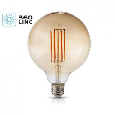 FILAMENT LED E27 7W ampoule GLOBE G125 2700K