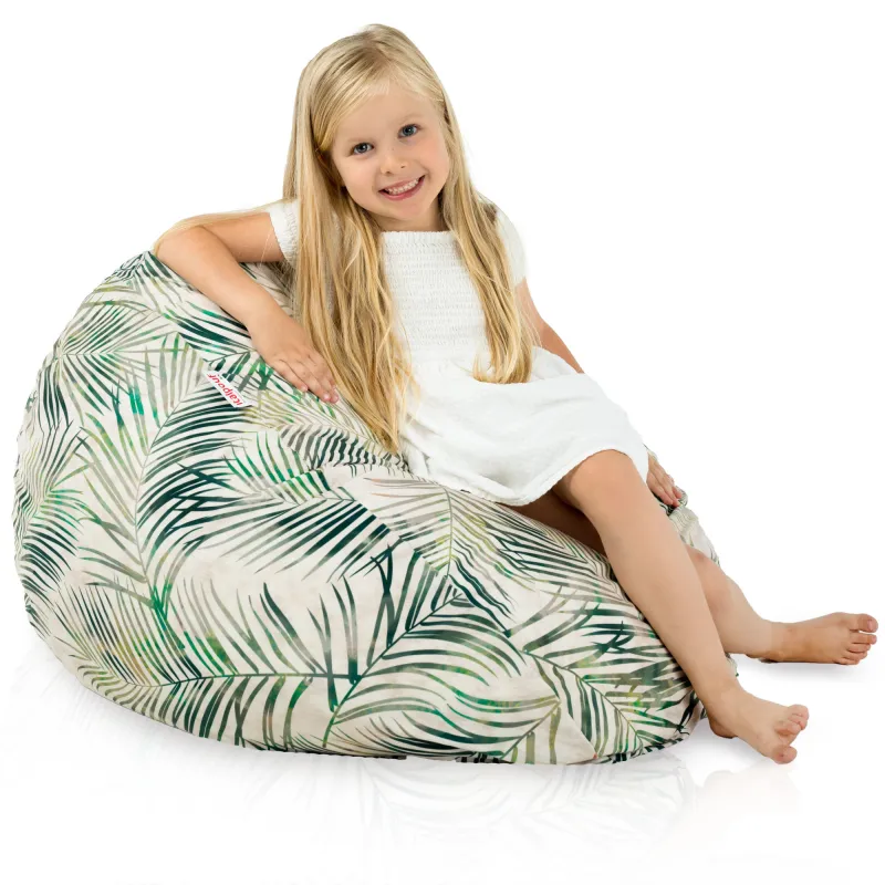 Pouf Poire L pour enfants - Tissu Imprimé Premium – vue 106