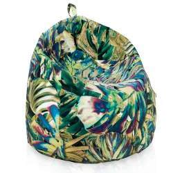Pouf Poire pour enfants - Tissu Imprimé Premium