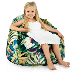 Pouf Poire L pour enfants - Tissu Imprimé Premium – vue 94