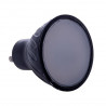 Ampoule LED noire 7 W GU10 couleur chaude 3000 K EKZA565