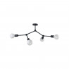 TWIG IV Lampe de plafond loft noire, largeur 79 cm 9140