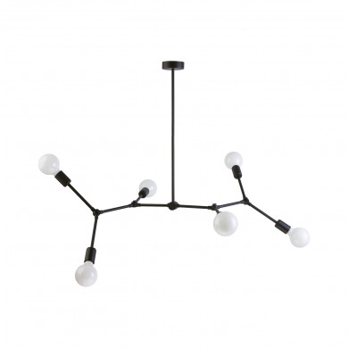 Lampe de plafond Loft TWIG VI noir, largeur 110 cm 9138