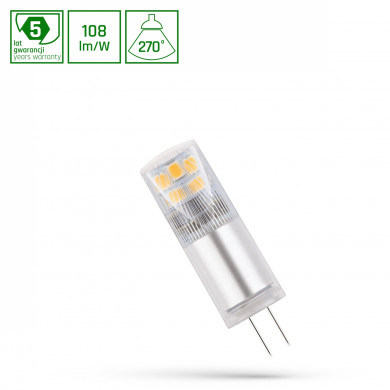 Ampoule LED G4 12V 2,5W blanc chaud