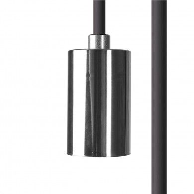 Suspension " CAMELEON CABLE E27 7 M NOIR/CHROME " 8651