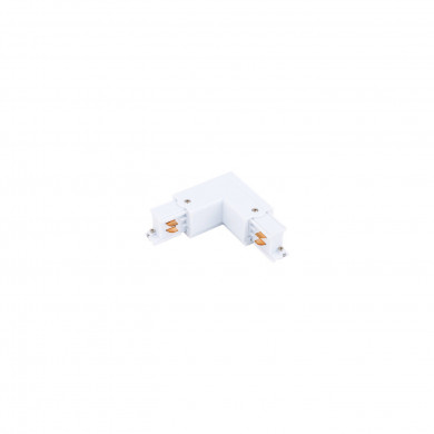 Connecteur à angle gauche de 90 degrés CTLS POWER L CONNECTOR LEFT WHITE (L-L) blanc 8705