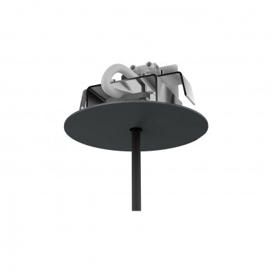 CAMELEON CANOPY F BLACK support encastré, noir, diamètre 8 cm 8547
