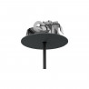 CAMELEON CANOPY F BLACK support encastré, noir, diamètre 8 cm 8547