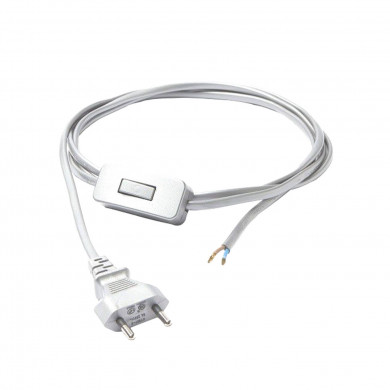 CAMELEON CABLE SWITCH câble blanc avec interrupteur " 8612