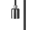 CAMELEON CABLE GU10 2,5 M NOIR/CHROME 8633