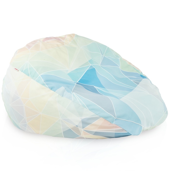Abstract pastel Pouf Poire 