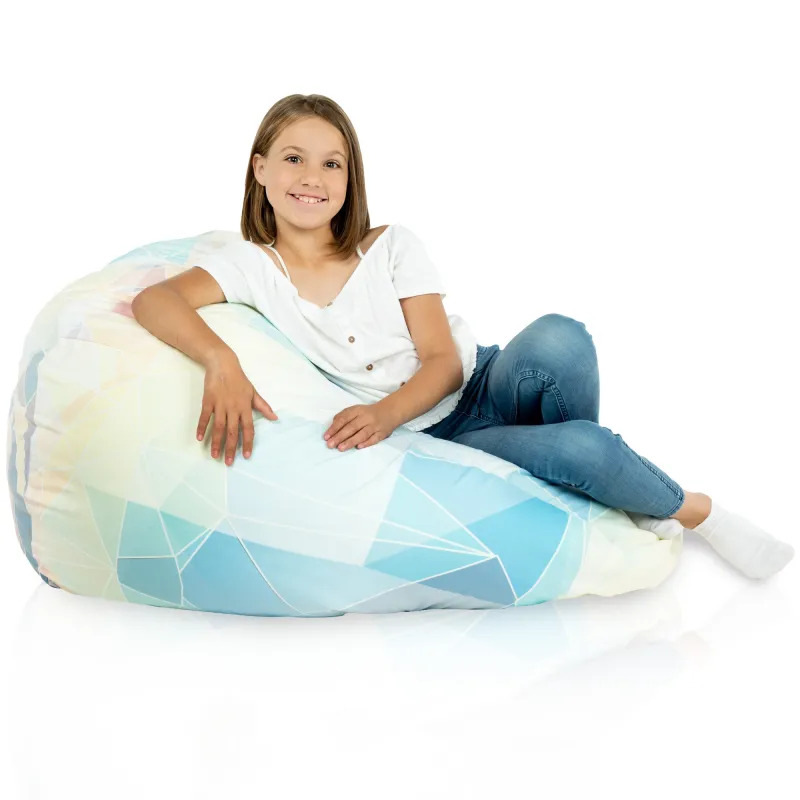 Pouf Poire XL Standard - Tissu Imprimé Premium – vue 110