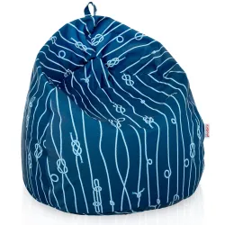 Pouf Poire pour enfants - Tissu Imprimé Premium