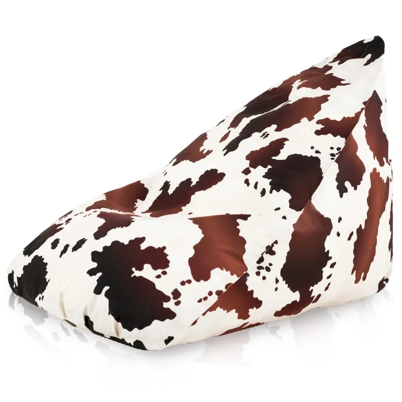 Confortable pouf macchiato pour se détendre dans le jardin ou le salon