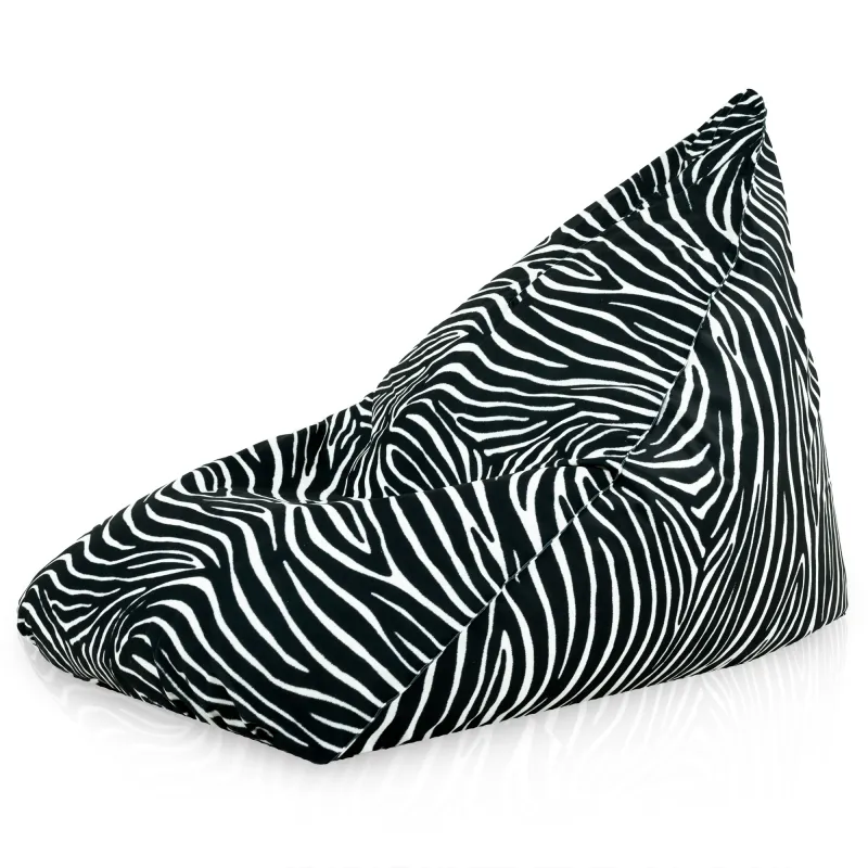 Pouf Poire de Sol XL Bermuda - Tissu Imprimé Premium – vue 10