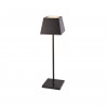 Lampe portable pour la maison et le jardin MAHE LED CCT tactile IP54 | noire
